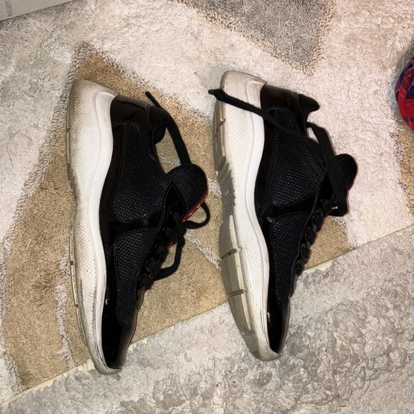 Authentic Prada Sneakers sz 38/8(38.5=8Womans)gently worn - Picture 2 of 8
